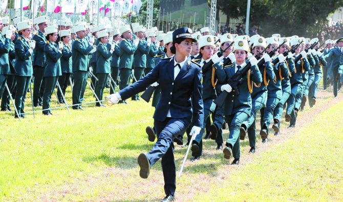 Girl power: Lebanese female cadets graduate from military academy 