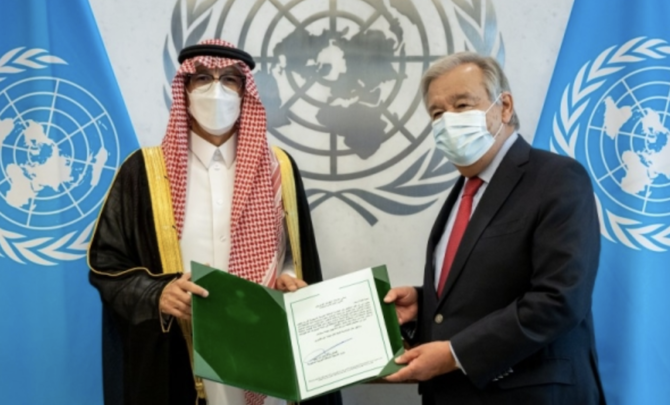 New Saudi ambassador Abdulaziz Al-Wasil presents credentials to UN chief
