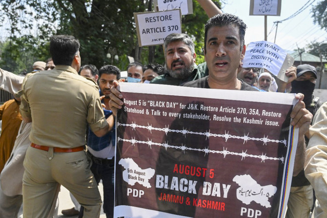 Passive resistance as Kashmir marks three years without autonomy