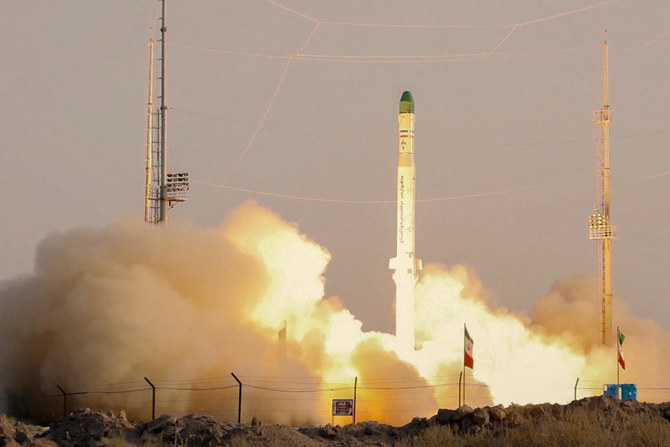 Russia launches Iranian satellite into space under shadow of Western concerns