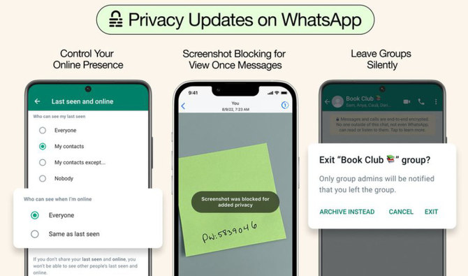 WhatsApp announces new features to protect user privacy