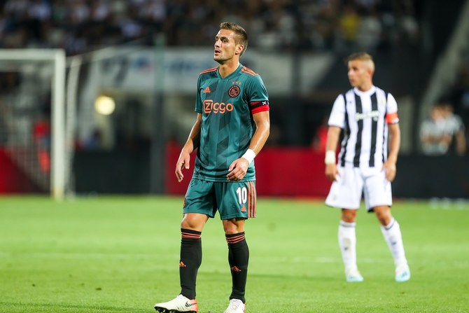 Ajax star Tadic robbed at home in Amsterdam: reports