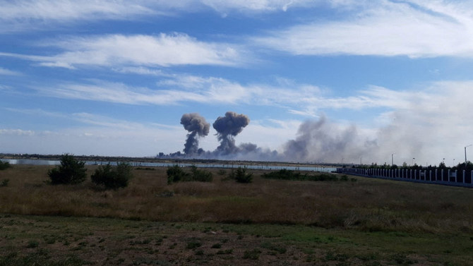 9 Russian planes destroyed in ‘first Ukraine attack’ on Crimea