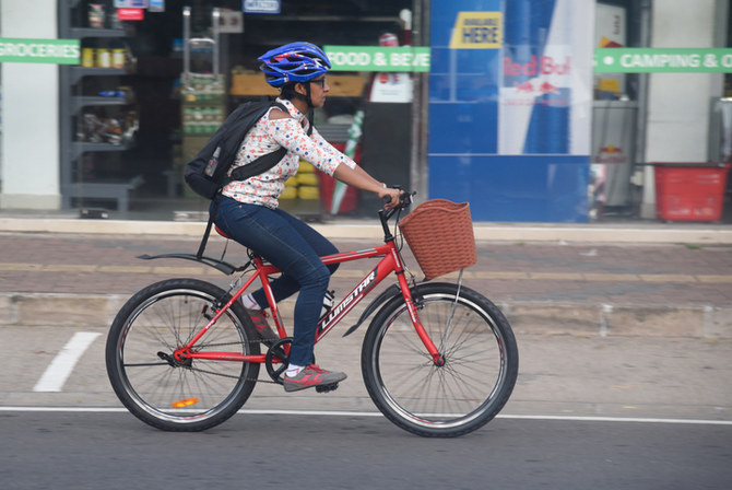 With gas pumps all but dry, Sri Lankans pedal through crisis