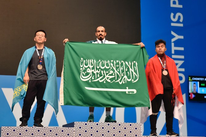 Saudi weightlifter Mansour Al-Saleem wins gold and two silvers at Islamic Solidarity Games