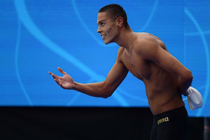 Record-breaker Popovici into Euro freestyle final, Martinenghi wins 100m breaststroke