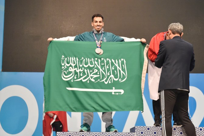 Saudi weightlifter Siraj Al-Saleem wins 3 silvers at Islamic Solidarity Games