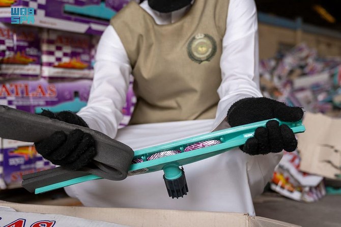 Saudi Arabia’s Narcotics Control seize over 2M amphetamine pills hidden in cleaning mops 