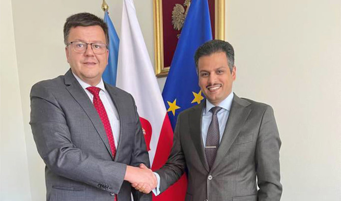 Saudi envoy to UN meets Polish ambassador in Geneva