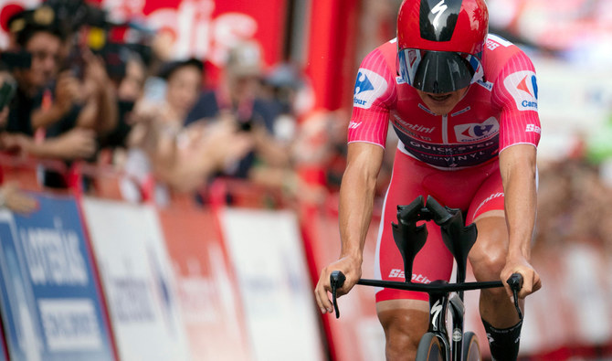 Evenepoel dominates time trial to stretch Vuelta lead