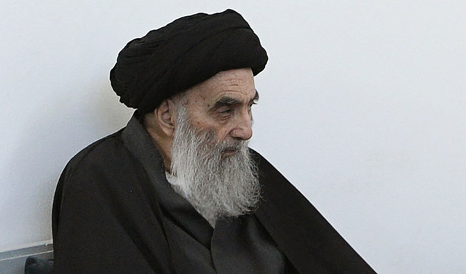 Shiite cleric Grand Ayatollah Ali al-Sistani. (AFP)