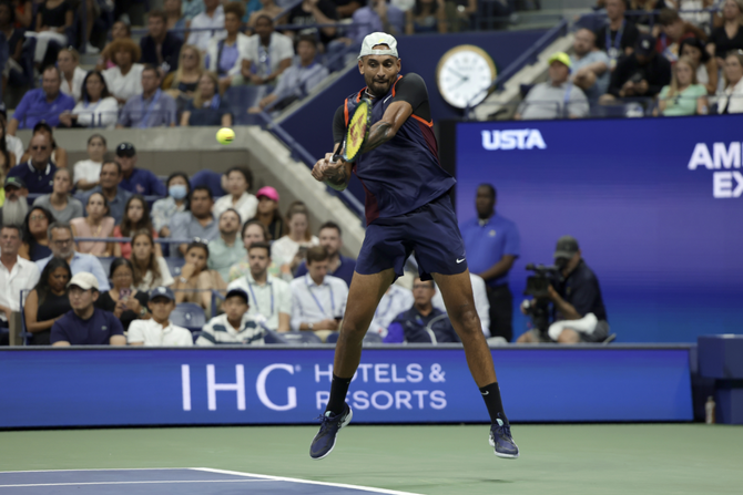 Kyrgios confused on rule, beats 2021 US Open champ Medvedev