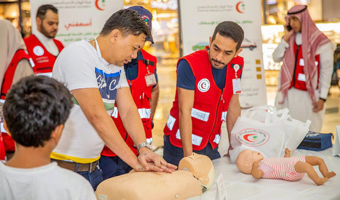 Saudi Red Crescent Authority participates in World First Aid Day