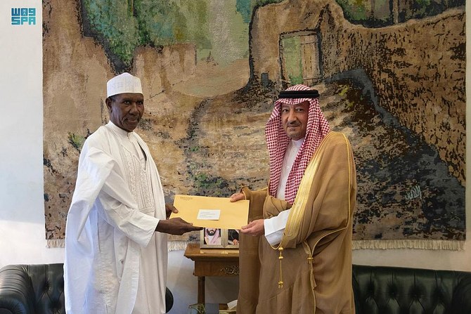 Saudi crown prince receives letter from Nigerian president on strengthening relations