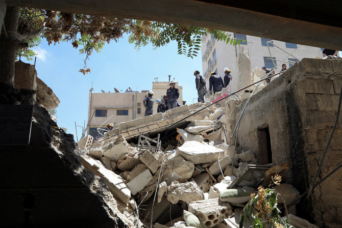 Death toll from Jordan building collapse rises to 13
