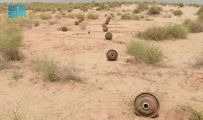 Saudi government deactivated 357,788 land mines in Yemen. (SPA)