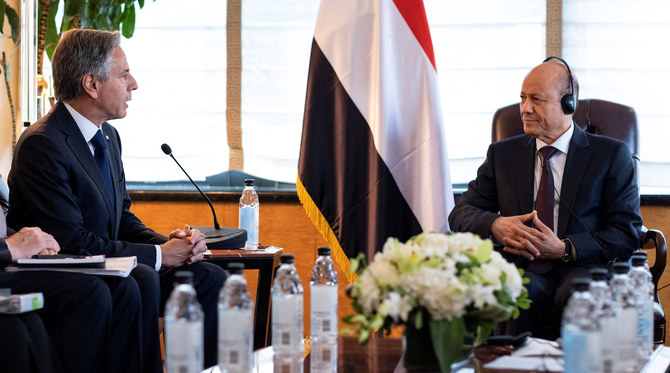 Blinken affirms US support for Yemeni presidential leadership council