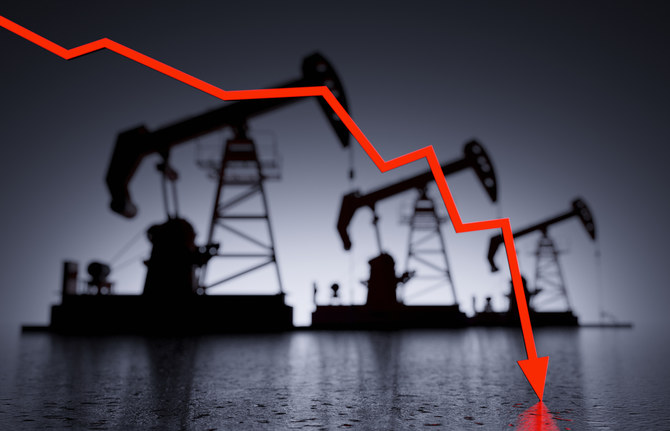 Oil plunges to eight-month low on strong dollar, recession fears