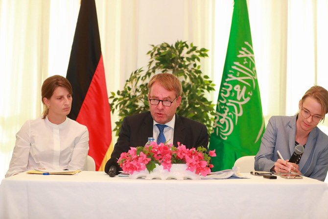 German envoy hosts press conference to highlight talks with Saudi Arabia
