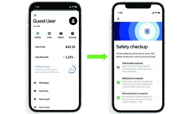 Uber launches major app update for rider safety