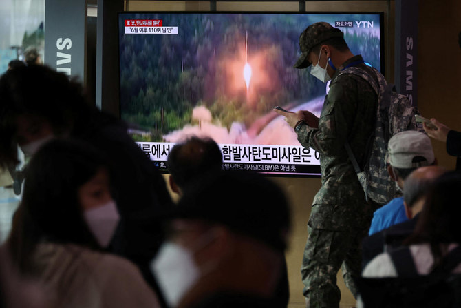 North Korea fires ballistic missile off east coast – Seoul