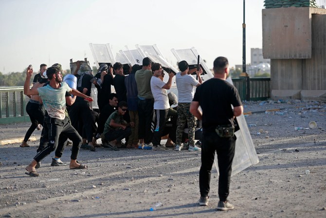 Rockets hit central Baghdad for second day in escalating unrest