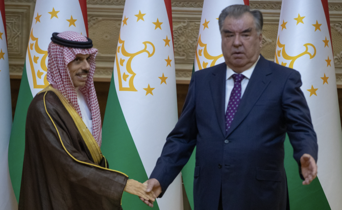 Saudi FM meets with president, counterpart during visit to Tajikistan