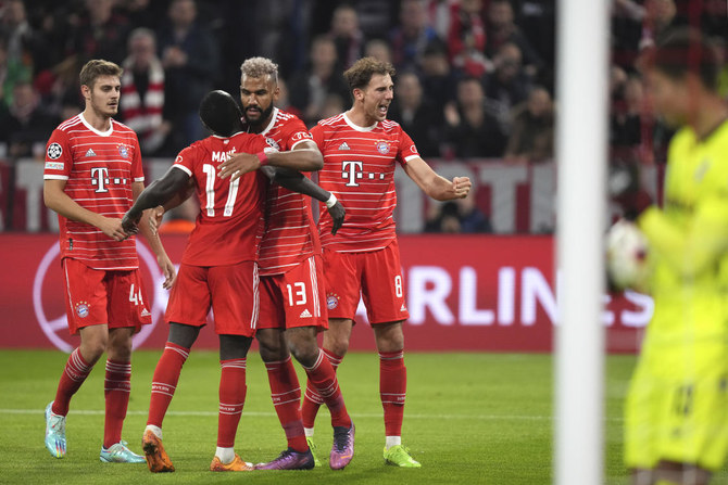 Bayern routs Plzeň 5-0 to set CL group-stage unbeaten record