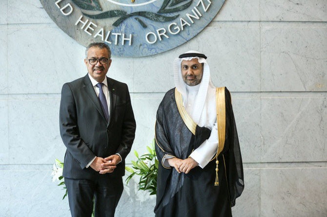 WHO chief, Saudi health minister discuss Kingdom’s future role in agency's programs