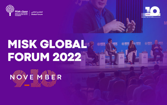 The Misk Global Forum is one of the world’s biggest youth-led events. (Supplied)