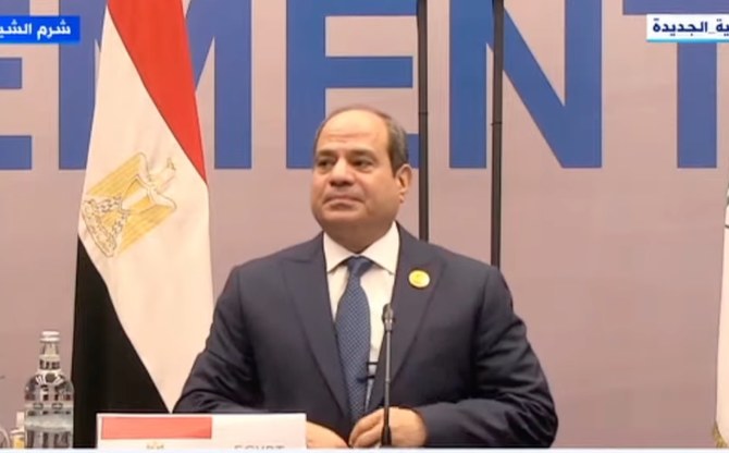 Egyptian president calls for leaders to coordinate climate change policies with NGOs
