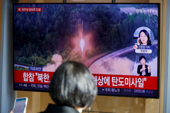 North Korea fires missile hours after warning of ‘fiercer’ military response