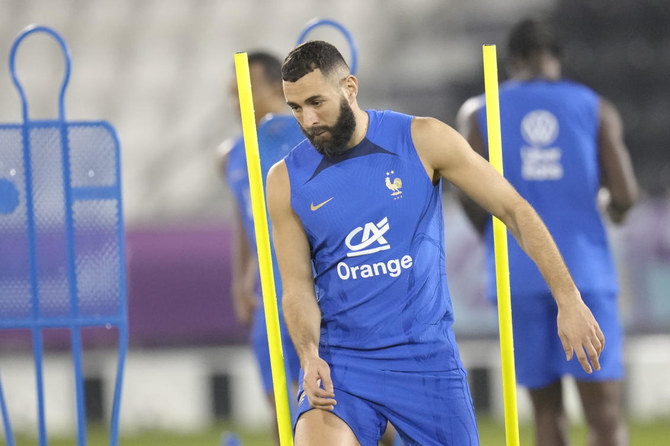 Benzema injured in training, could miss entire World Cup