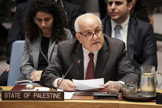 Palestine has ‘natural, legal right’ to become full state member of UN, Ambassador Riyad Mansour tells Arab News