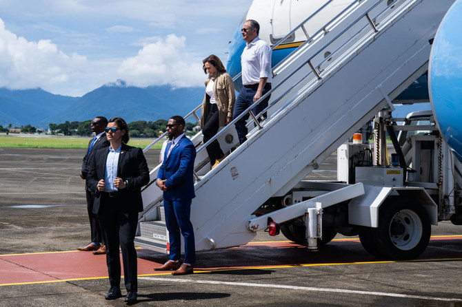 US VP Harris visits Philippine island near China-claimed waters