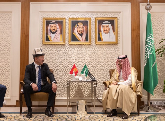 Saudi FM meets with first deputy chairman of Kyrgyzstan’s cabinet of ministers 