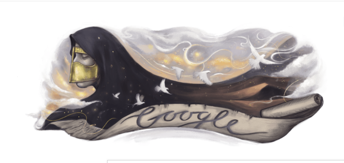 Google Doodle celebrates female Emirati poet Ousha Al Suwaidi