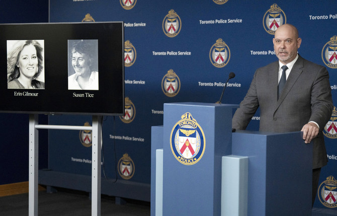 Toronto police charge man in 1983 killings of 2 women