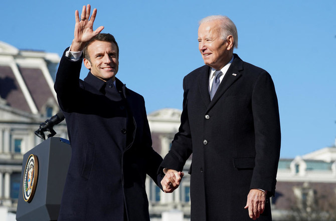 Biden and Macron hold talks on Ukraine, climate, China