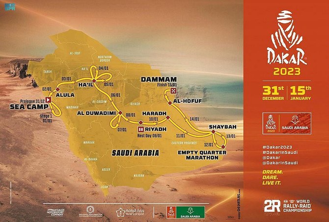 Saudi Dakar Rally 2023 route unveiled