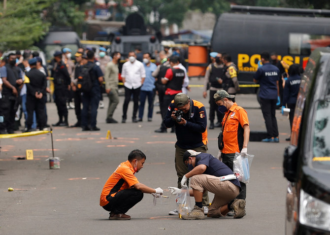 Suicide bombing at Indonesian police station kills officer, injures at least 10