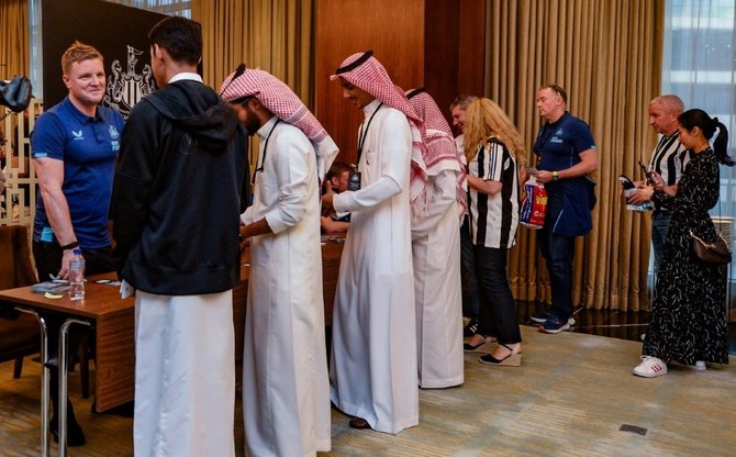 Newcastle United hold international fan event during stay in Riyadh