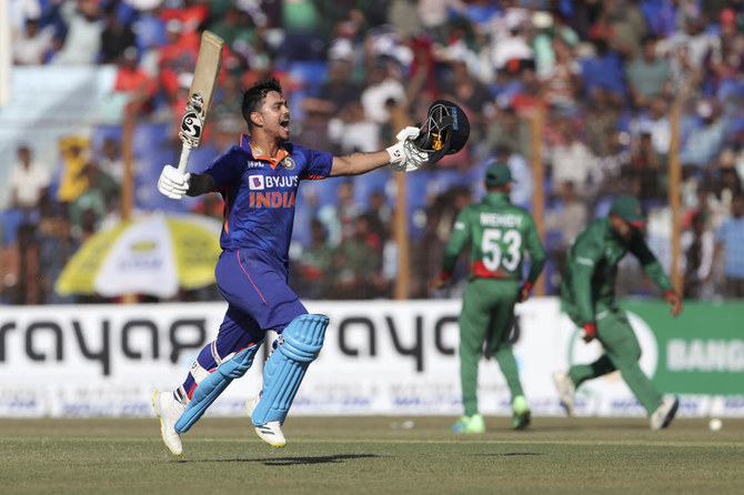 Kishan double ton helps India crush Bangladesh by 227 runs