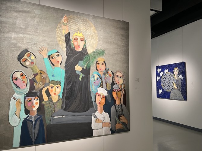 Saudi artist depicts strength, perseverance of Saudi women through her paintings