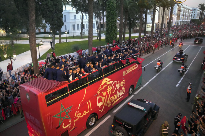 Jubilant Morocco welcomes home history-making World Cup team