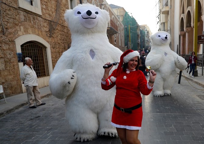 Lebanese create Christmas holiday spirit defying crippling economic crisis