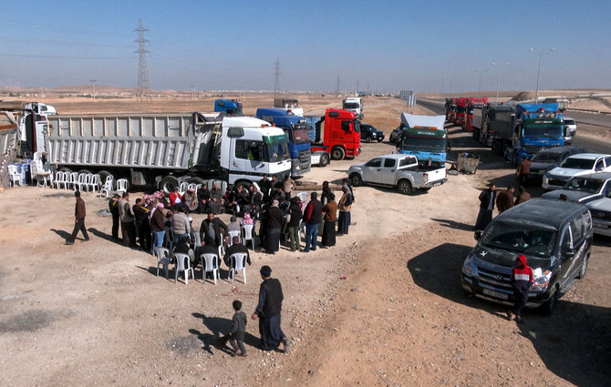 Jordan truckers’ strike exposes woes of impoverished south