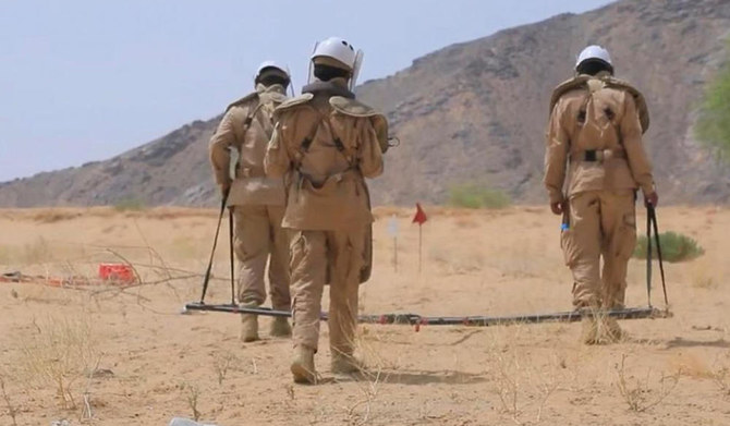 Saudi Arabia’s Masam teams clear 1,045 Houthi mines in Yemen