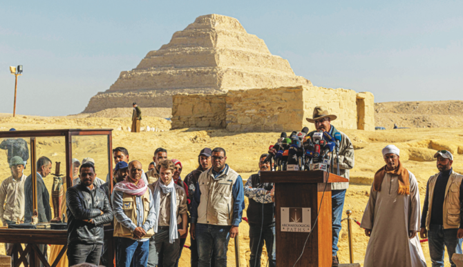 Ancient Egyptian tombs, artifacts discovered near pyramids of Giza