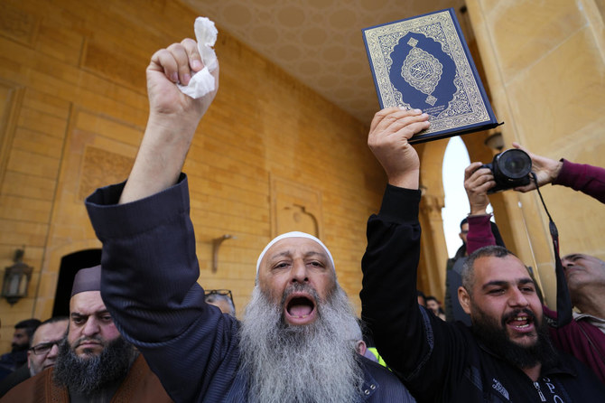 Protests against Qur’an burning held across the Middle East